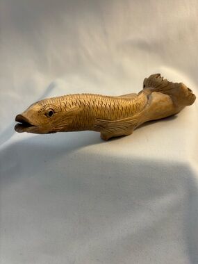 Hand carved Arrawana fish